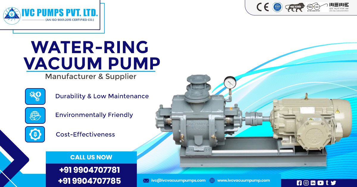 Exporter of Water Ring Vacuum Pump in Bangladesh