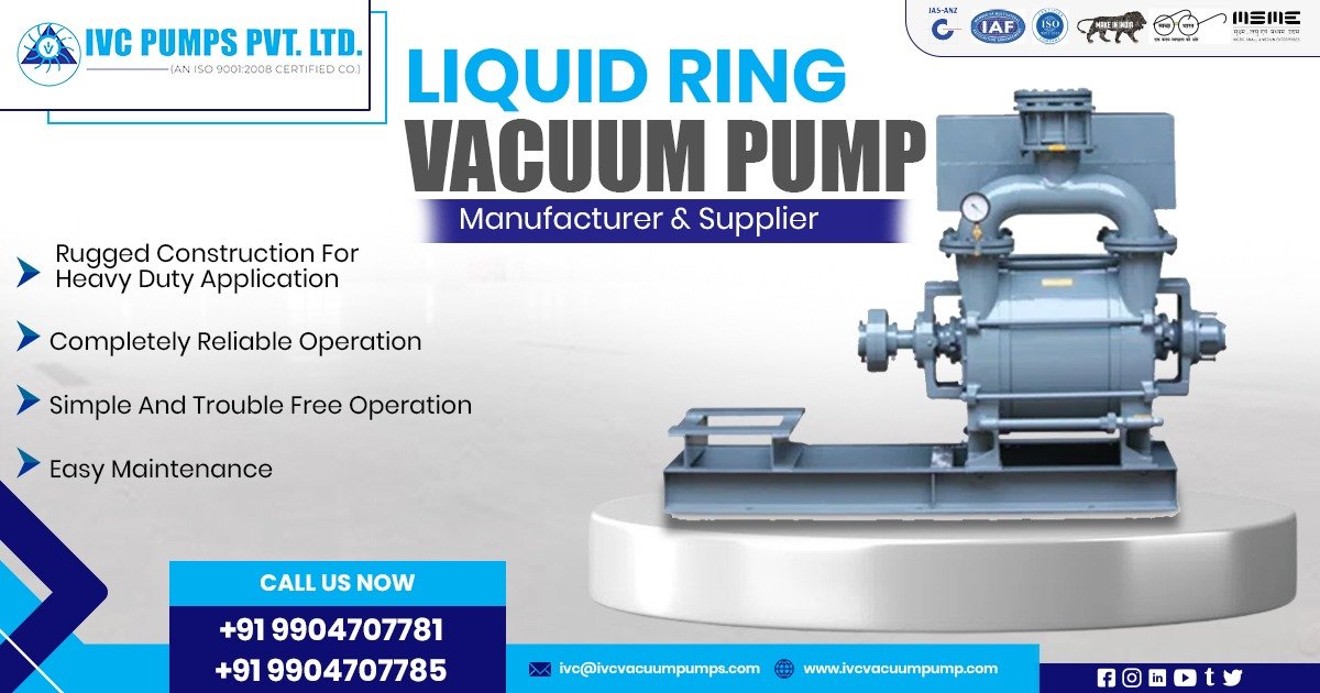 Liquid Ring Vacuum Pump in Indonesia