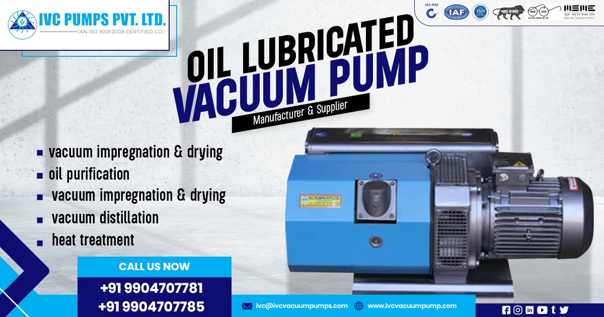 Oil Lubricated Vaccum Pump in Indonesia