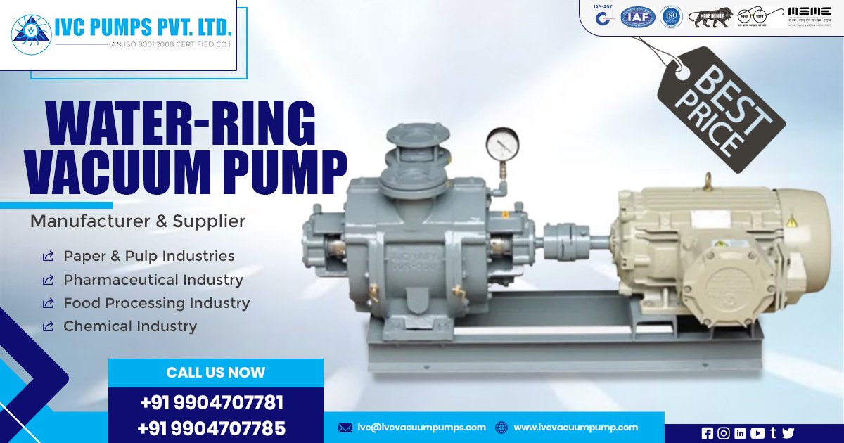 Water Ring Vacuum Pump in Indonesia