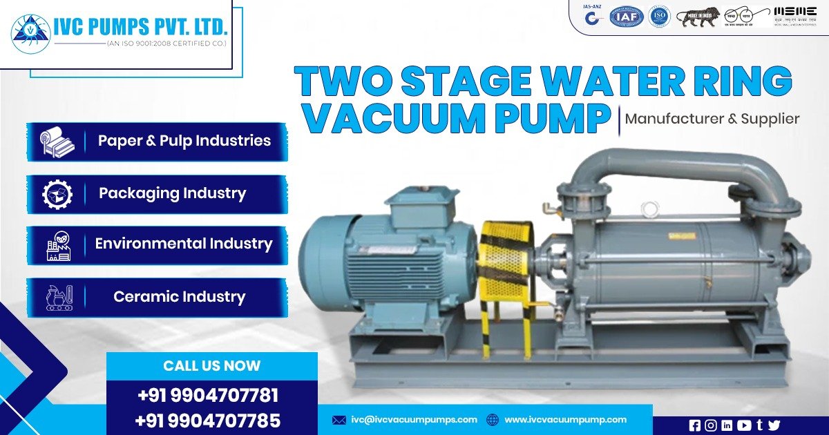 Two-Stage Water Ring Vacuum Pump in Bangladesh