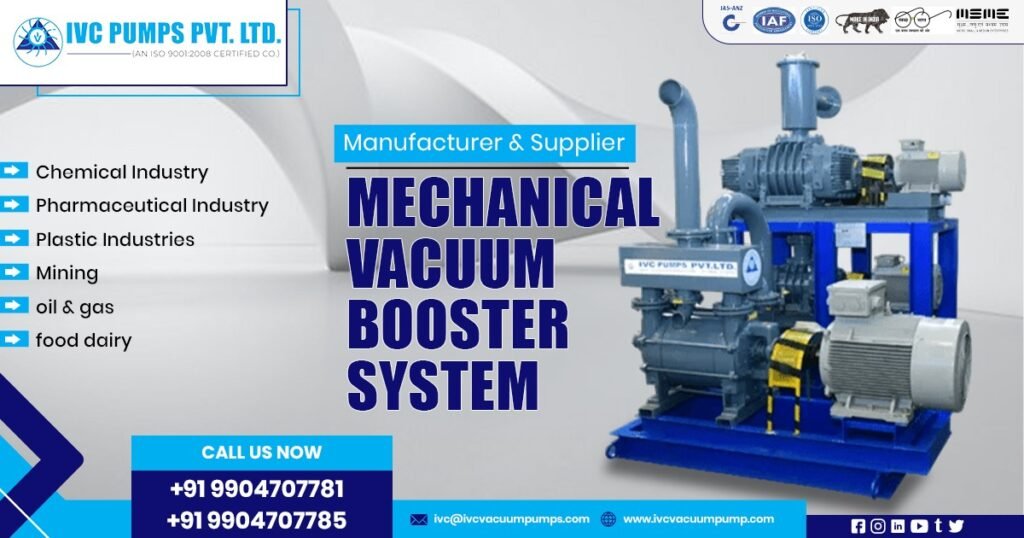 Mechanical Vacuum Booster System in Indonesia