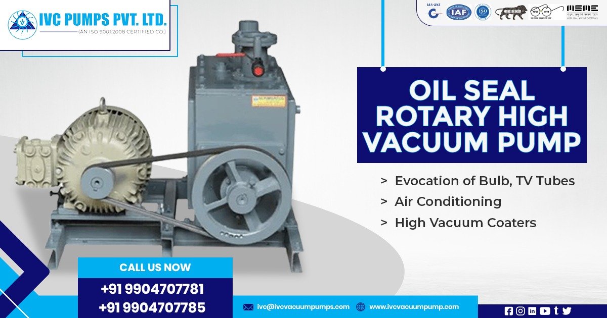 Oil Seal Rotary High Vacuum Pump in Indonesia