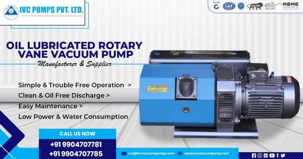 Oil-Lubricated Rotary Vane Vacuum Pump in South Africa