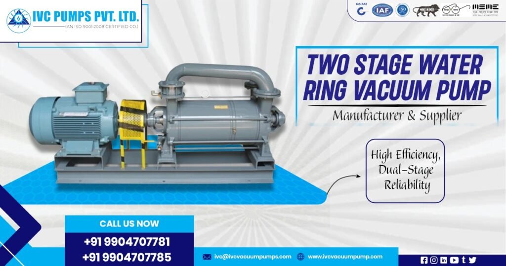 Two-Stage Water Ring Vacuum Pump in UAE