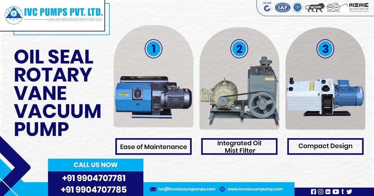 Oil Sealed Rotary Vane Vacuum Pump in Australia