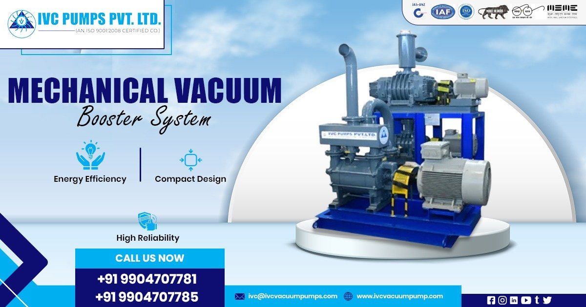 Mechanical Vacuum Booster System in UAE