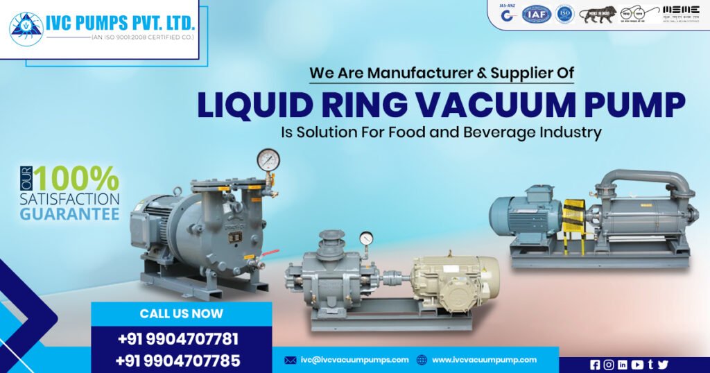 Exporter of Liquid Ring Vacuum Pump in UAE