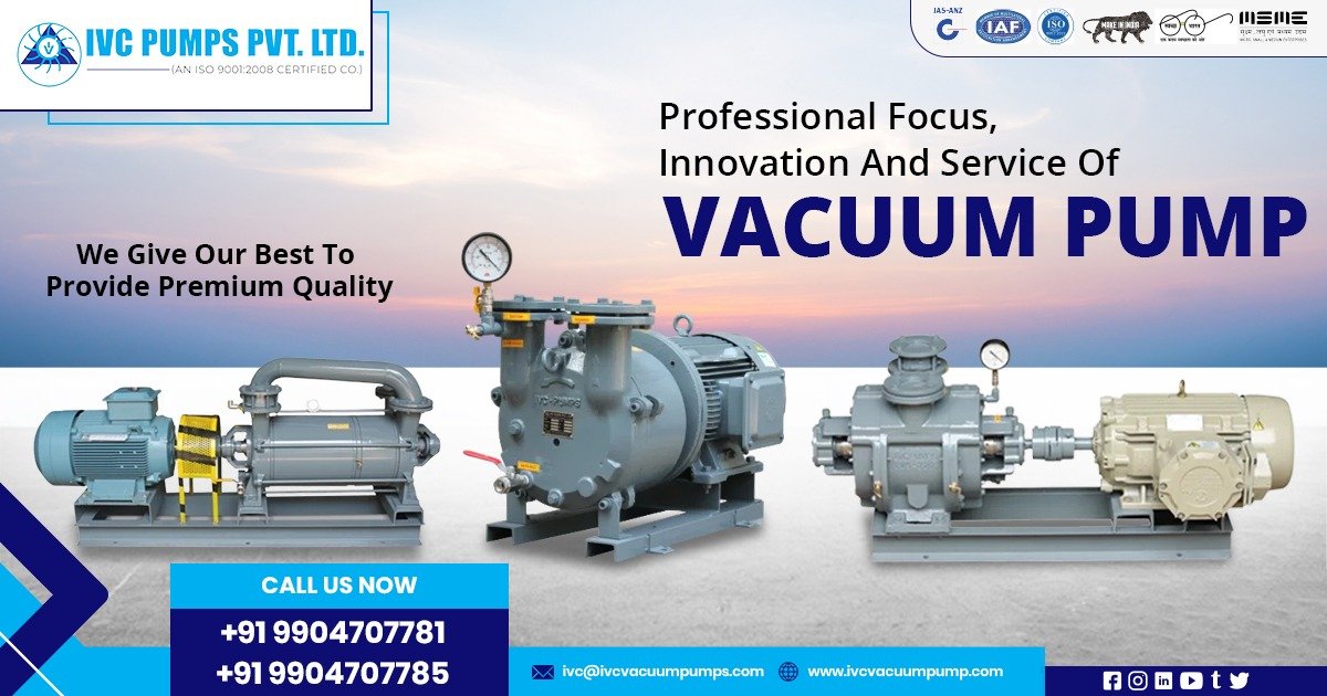 Vacuum Pump Supplier in Saudi Arabia