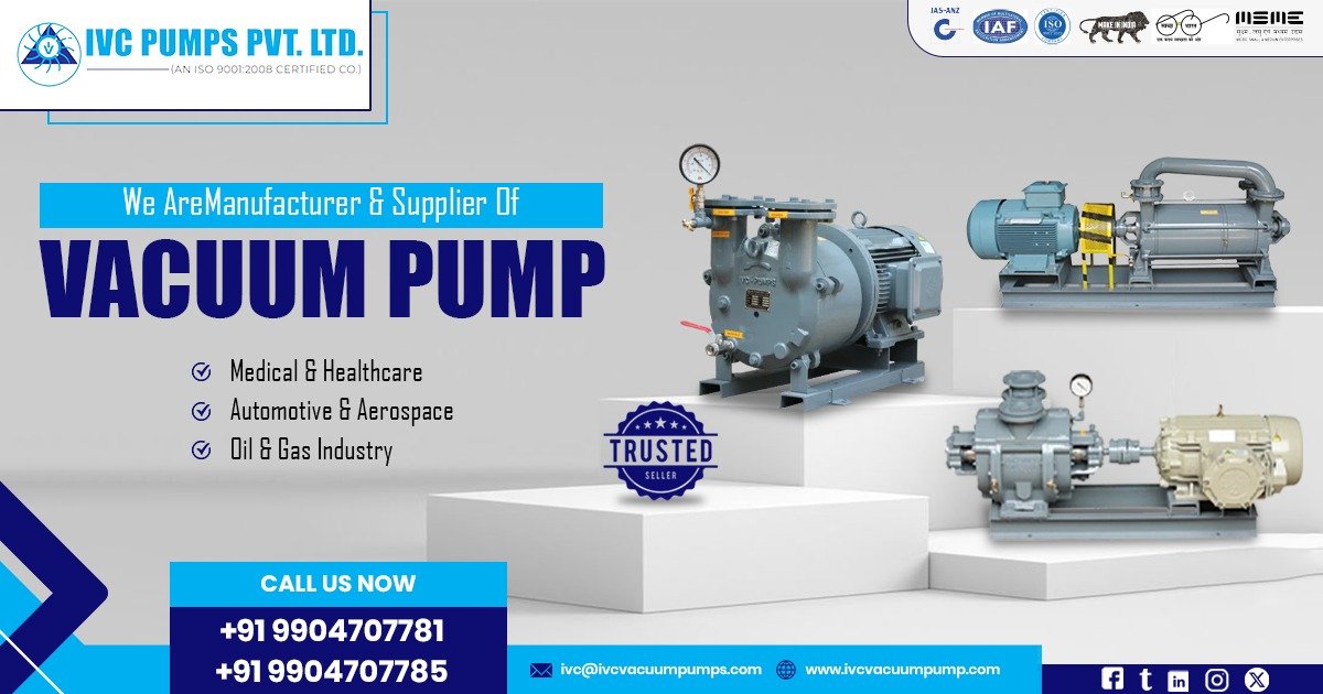 Vacuum Pump Manufacturer in India