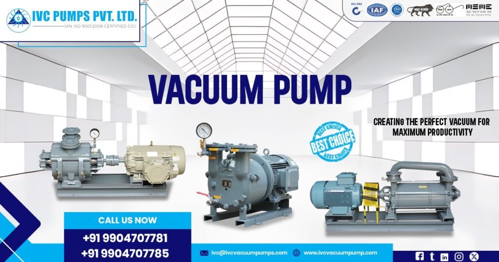 Vacuum Pump Manufacturer in Saudi Arabia