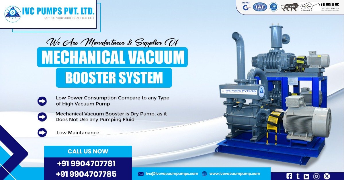 Mechanical Vacuum Booster System Manufacturer in Indonesia