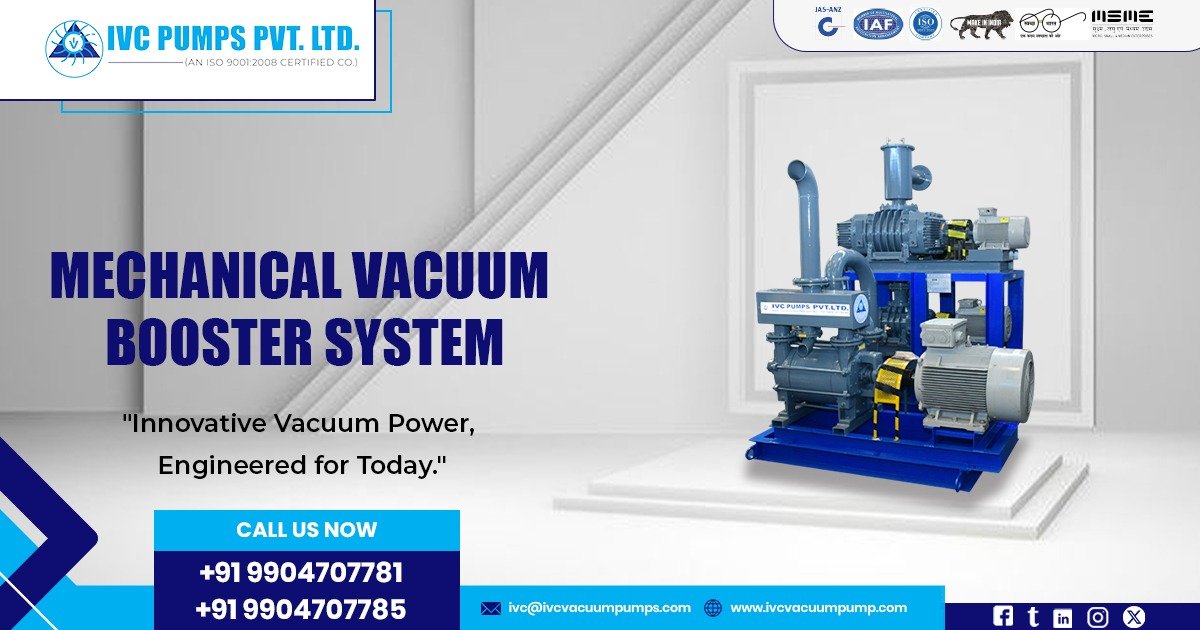 Mechanical Vacuum Booster System in New Zealand