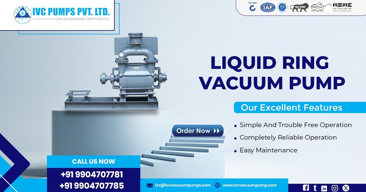 Liquid Ring Vacuum Pump in Indonesia