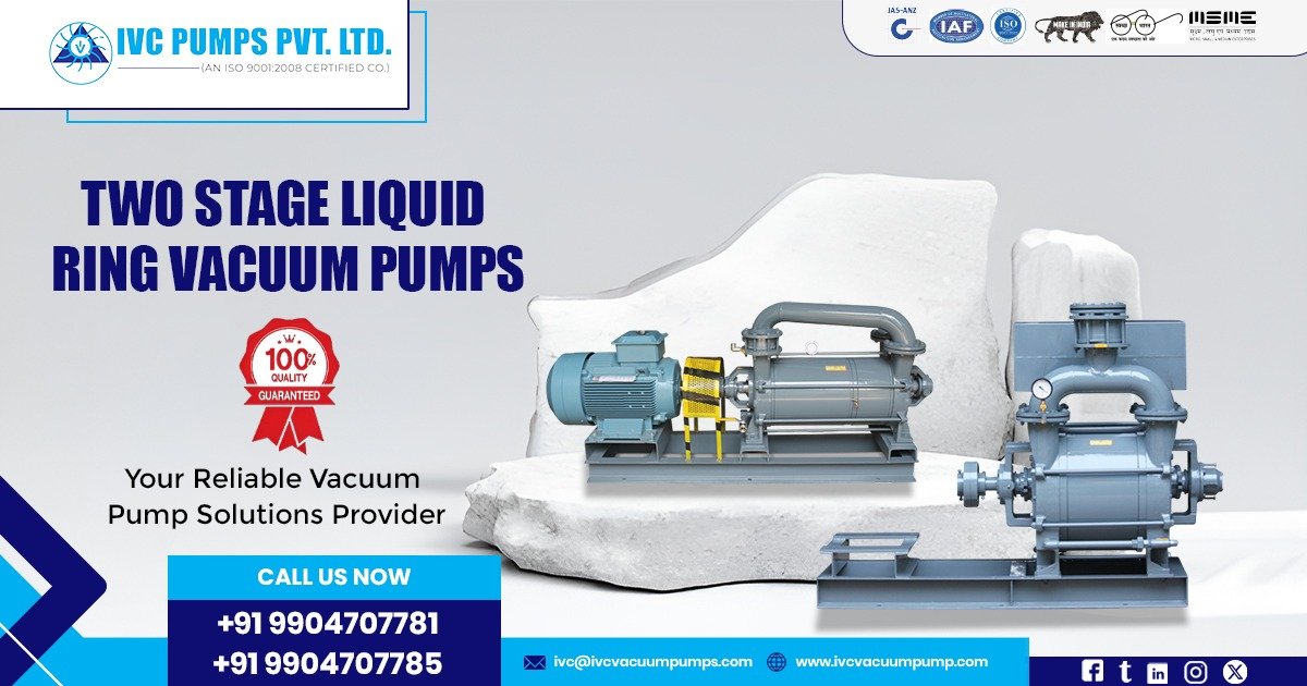 Two-Stage Liquid Ring Vacuum Pump in UAE