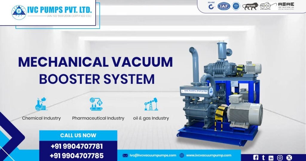 Mechanical Vacuum Booster System in Indonesia