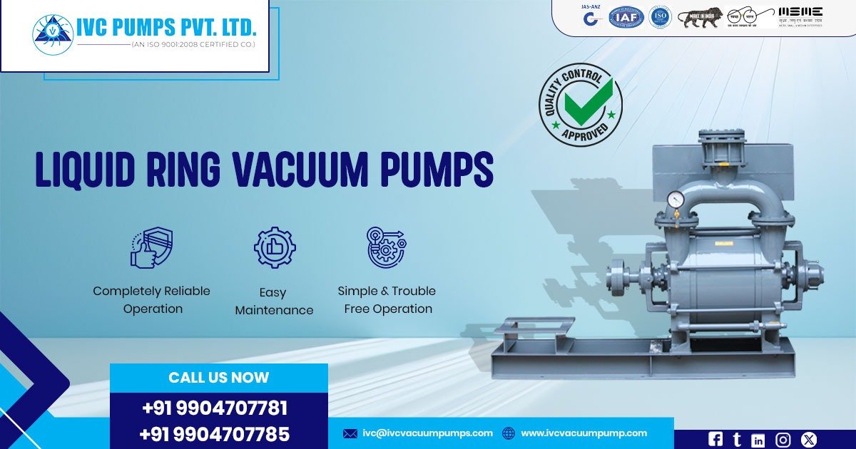 Liquid Ring Vacuum Pump Supplier in Malaysia