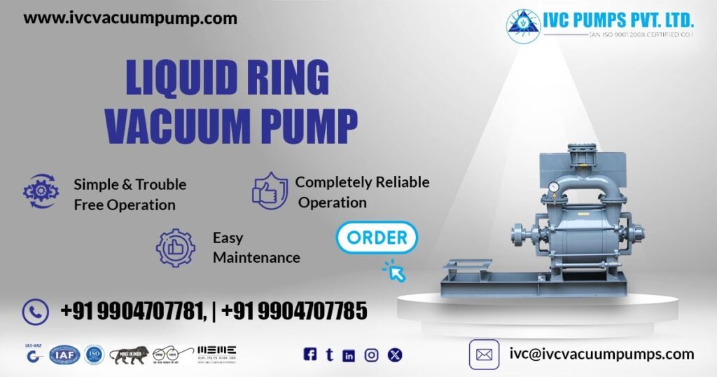 Liquid Ring Vacuum Pump in Oman