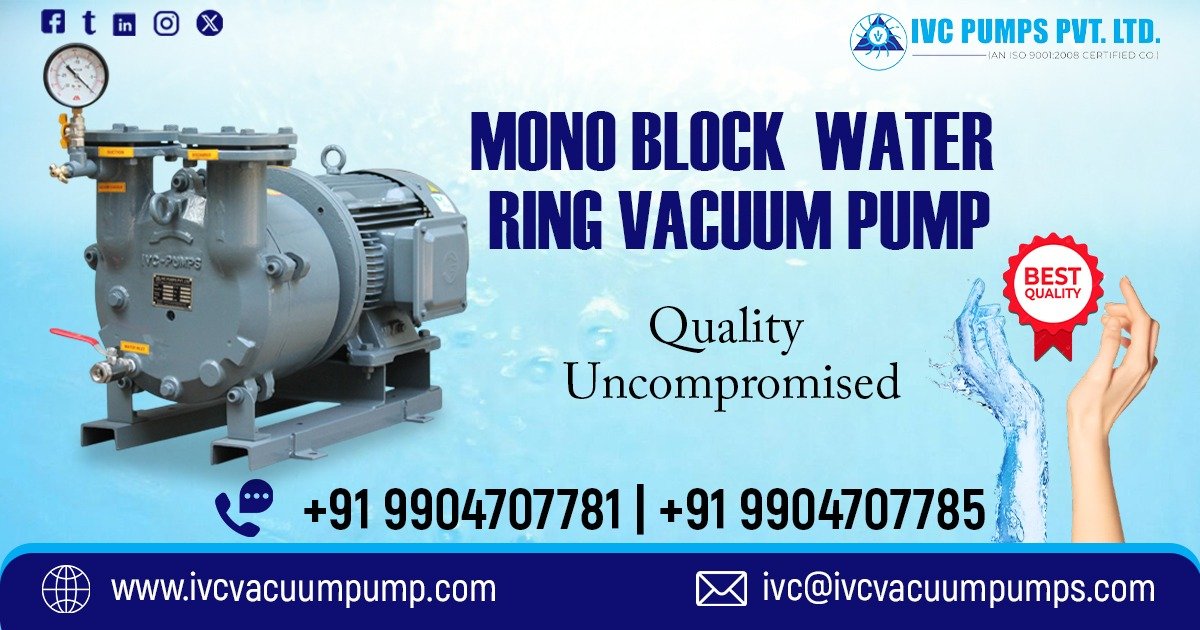 Mono Block Water Ring Vacuum Pump in Malaysia