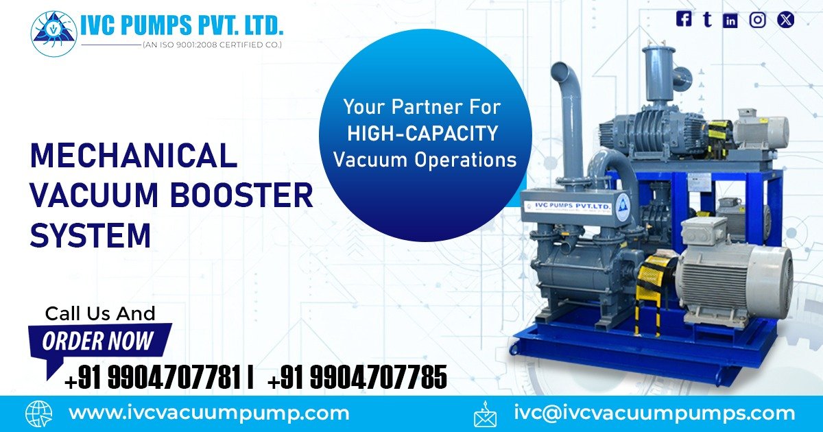 Mechanical Vacuum Booster System in Malaysia
