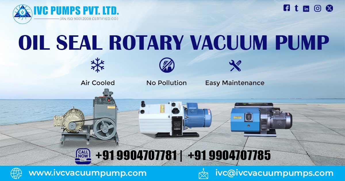 Oil Seal Rotary Vacuum Pump Supplier in Indonesia