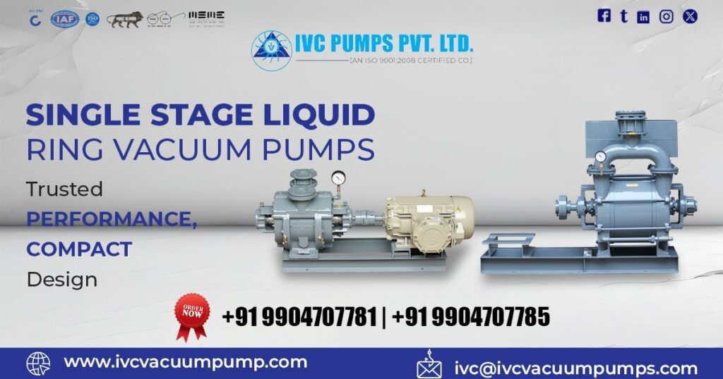 Single Stage Liquid Ring Vacuum Pump in Ghana