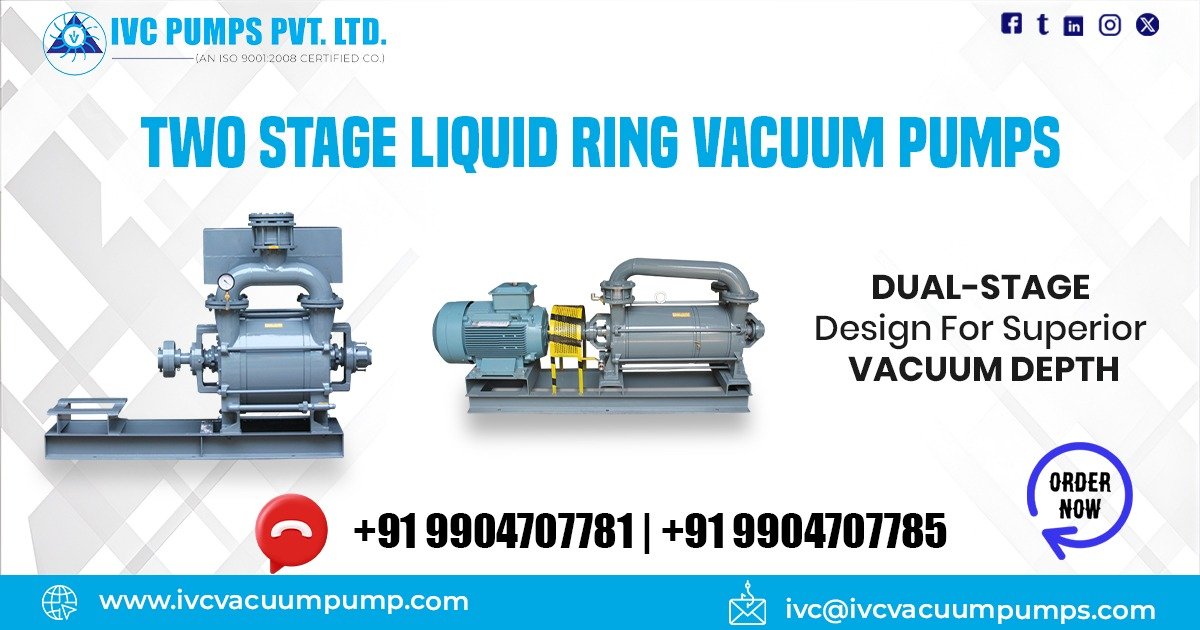 Two Stage Liquid Ring Vacuum Pump in Oman