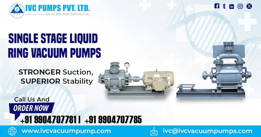 Single Stage Liquid Ring Vacuum Pump in Mali