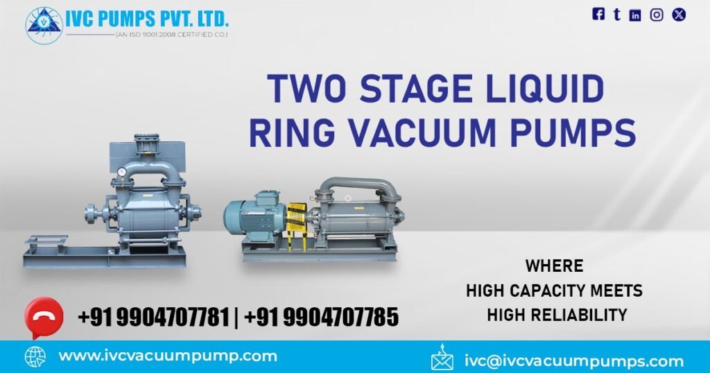 Two Stage Liquid Ring Vacuum Pump in Malaysia