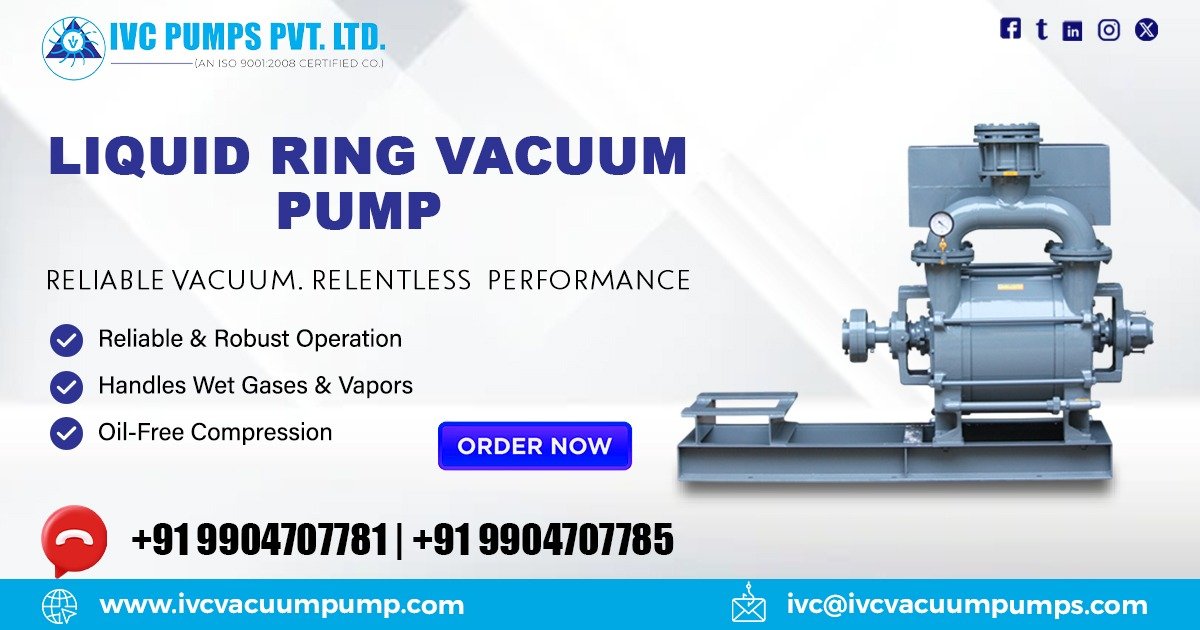 Liquid Ring Vacuum Pump Exporter in Indonesia