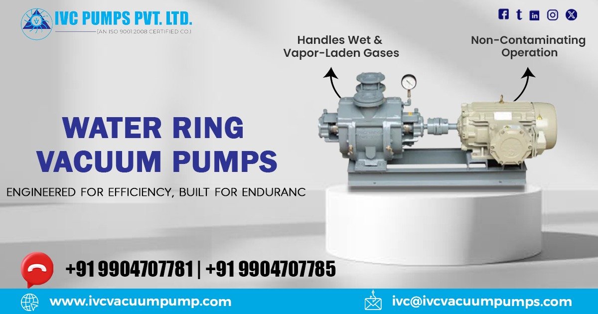Water Ring Vacuum Pump Supplier in South Africa