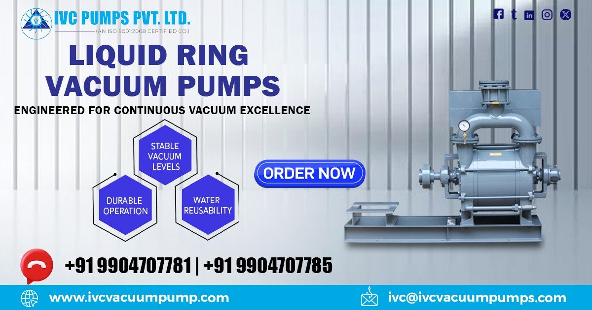 Liquid Ring Vacuum Pump in Qatar