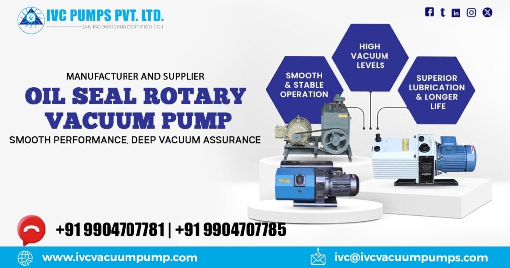 Oil Seal Rotary Vacuum Pump in Oman