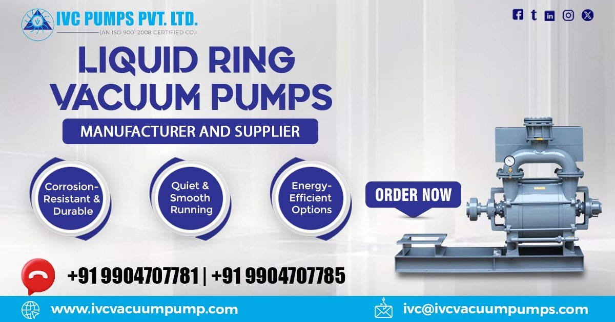 Liquid Ring Vacuum Pump Supplier in South Africa