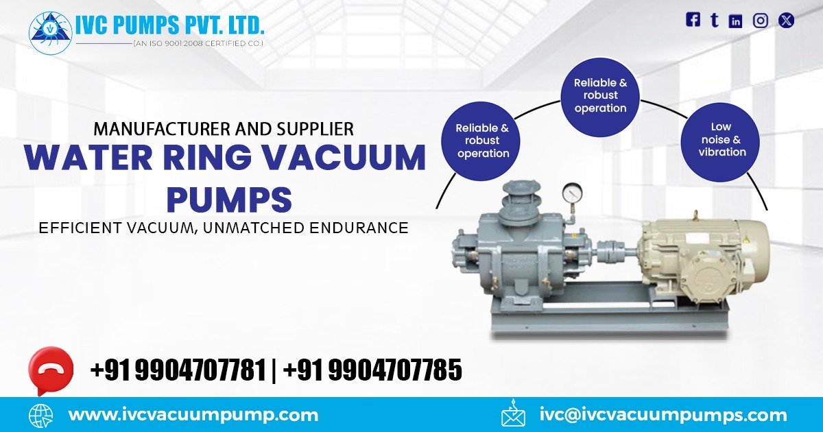 Water Ring Vacuum Pump in Malaysia