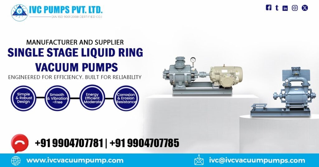 Single Stage Liquid Ring Vacuum Pump in Sudan