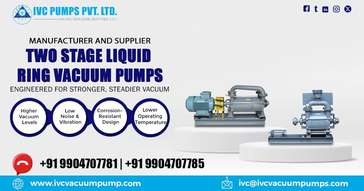 Two Stage Water Ring Vacuum Pump in Kenya