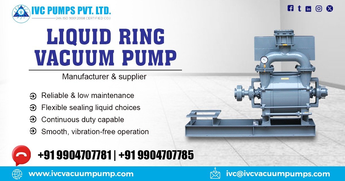 Liquid Ring Vacuum Pump in Sudan