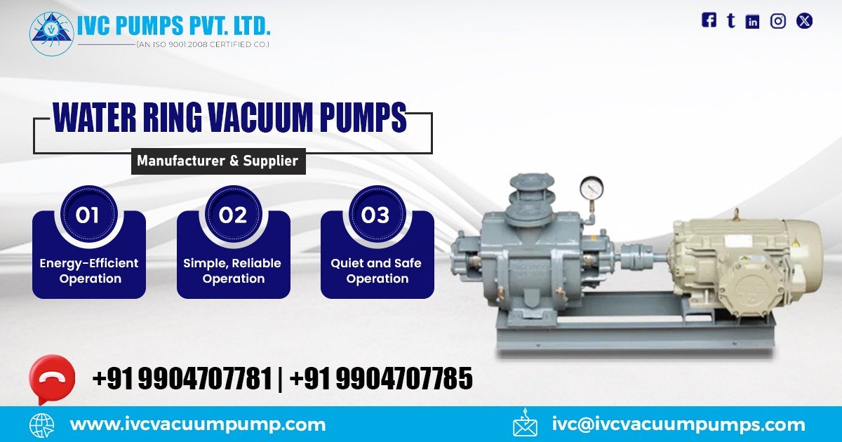 Water Ring Vacuum Pump in Oman