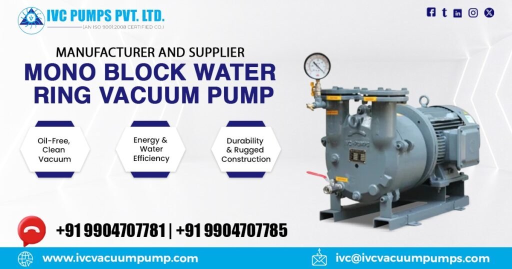 Mono-Block Water Ring Vacuum Pump in Sudan