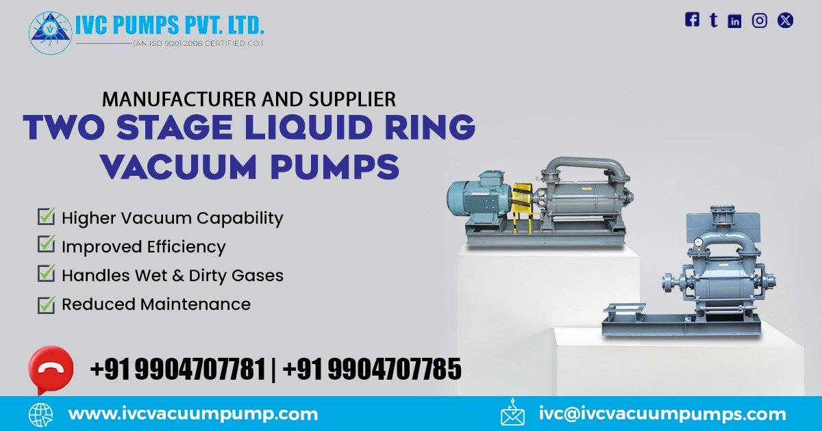 Two-Stage Liquid Ring Vacuum Pump in Bahrain