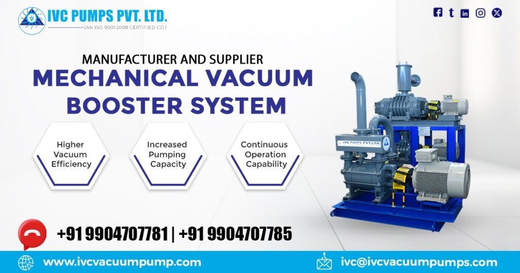 Mechanical Vacuum Booster System in Bahrain