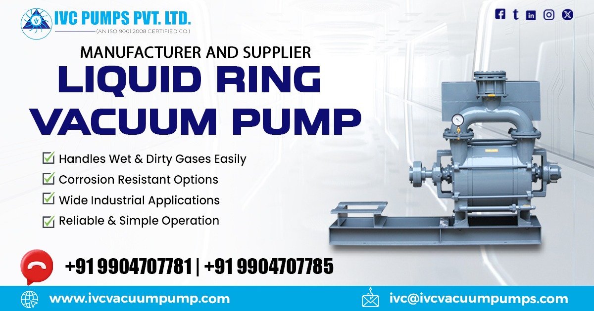 Liquid Ring Vacuum Pump in Bahrain