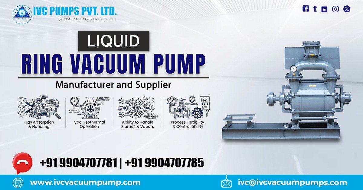 Liquid Ring Vacuum Pump in Kuwait