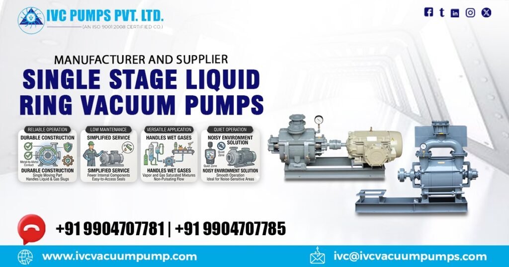 Exporter of Single Stage Liquid Ring Vacuum Pump in Oman