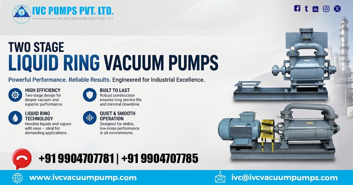 Two-Stage Liquid Ring Vacuum Pump in Egypt