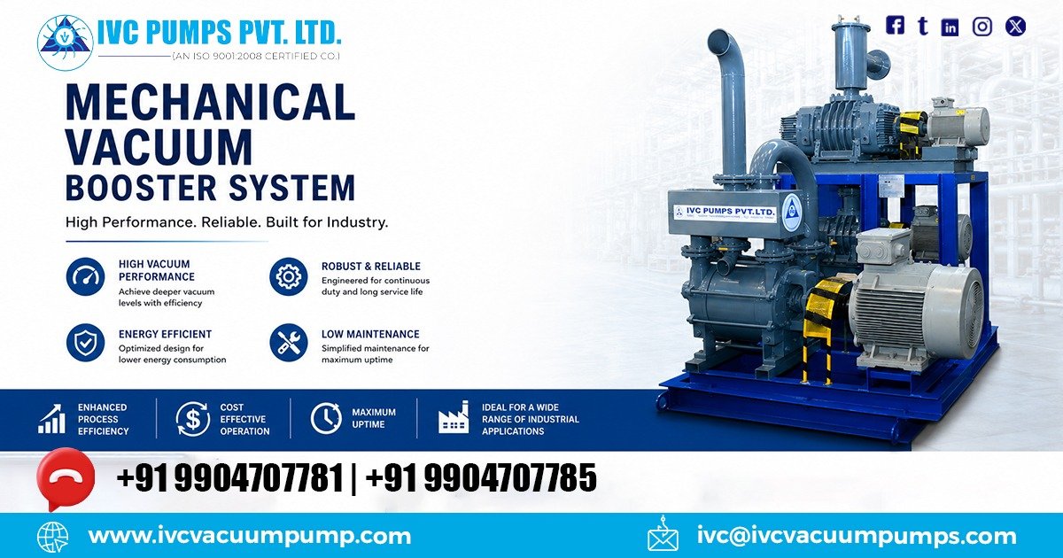Mechanical Vacuum Booster System in Kuwait