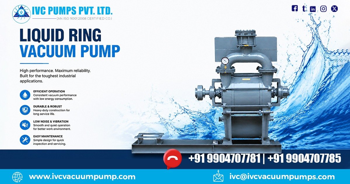 Liquid Ring Vacuum Pump in Egypt