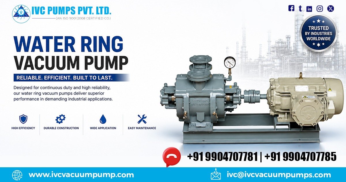 Water Ring Vacuum Pump in Kuwait