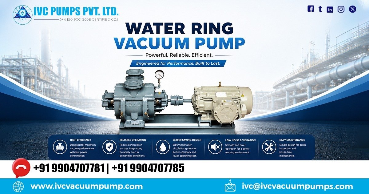Water Ring Vacuum Pump Exporter in Oman